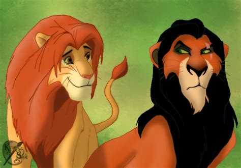 Simba and Scar by Kuurasusi on DeviantArt