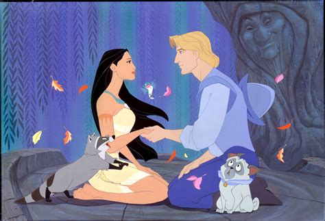 Download Pocahontas And John Smith Couple Wallpaper | Wallpapers.com