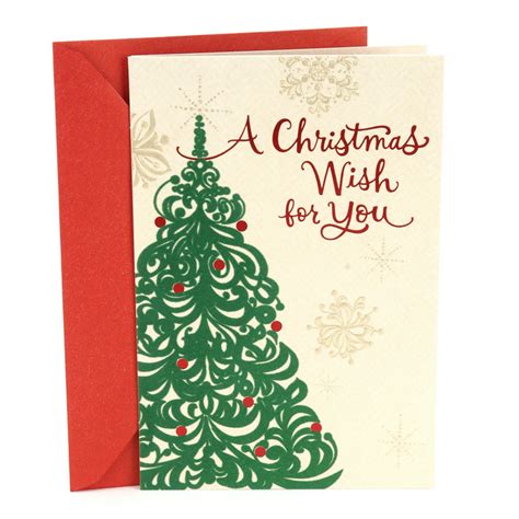 Hallmark Mahogany Christmas Card (Christmas Tree Wish) - Walmart.com ...