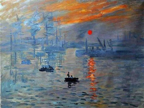 Description of the Painting Impression Sunrise by Claude Monet