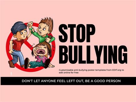 Anti Bullying Posters High School