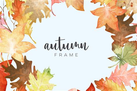 Autumn Watercolor Background Graphic by Dzynee · Creative Fabrica