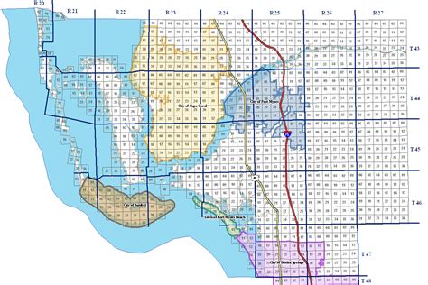 Section Township Range Map Of Florida - Map Of Usa Time Zones