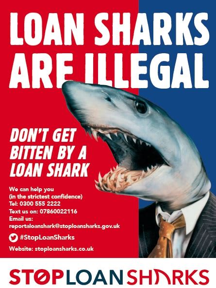 Loan shark poster - Stop Loan Sharks