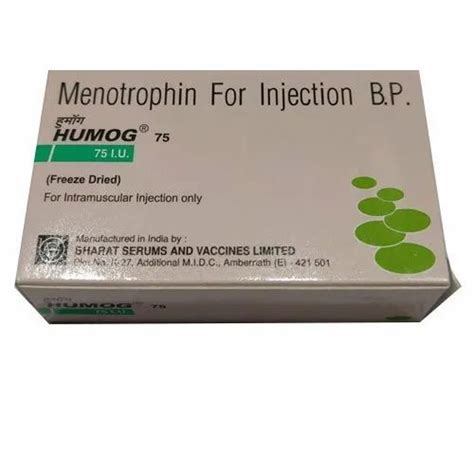 Human Menopausal Gonadotropin Injection For Clinical at best price in ...