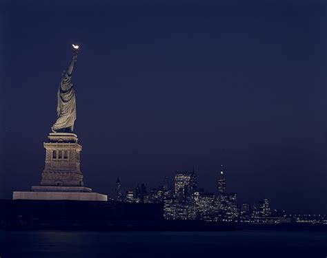 Statue Of Liberty At Night Hd