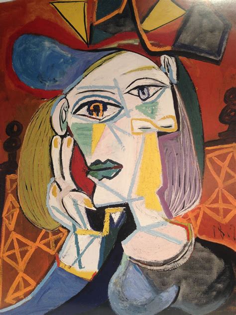 Woman with a colourful hat,1939,Oil on canvas | Picasso art, Pablo ...