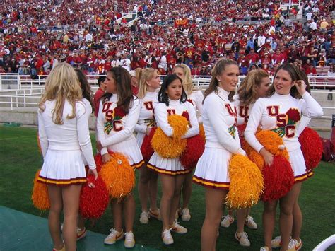 2003/2004 USC Song Girls at 2004 Rose Bowl Cheerleader Girl ...