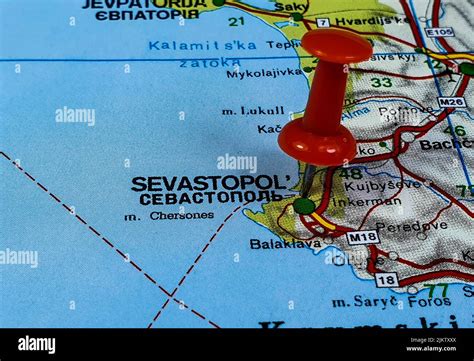 Sevastopol map plan hi-res stock photography and images - Alamy