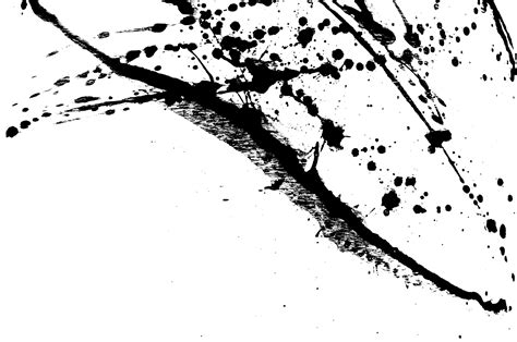 Ink splatter, black acrylic paint splash - Custom Wallpaper