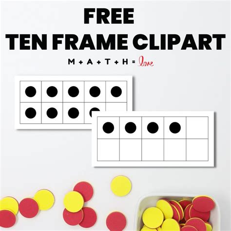 Free Ten Frame Clipart | Math = Love