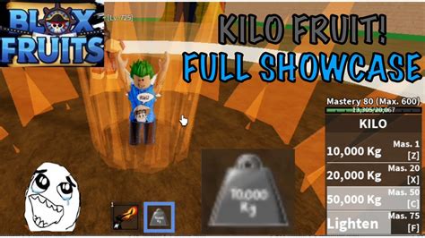 *NEW* KILO FRUIT FULL SHOWCASE IN BLOX FRUITS| UPDATE 15 - YouTube