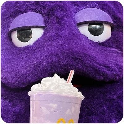 McDonald's introduces new purple shake for Grimace's birthday