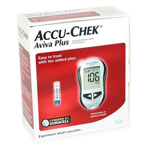 ACCU-CHEK AVIVA PLUS GLUCOSE METER KIT - Diabetic Outlet