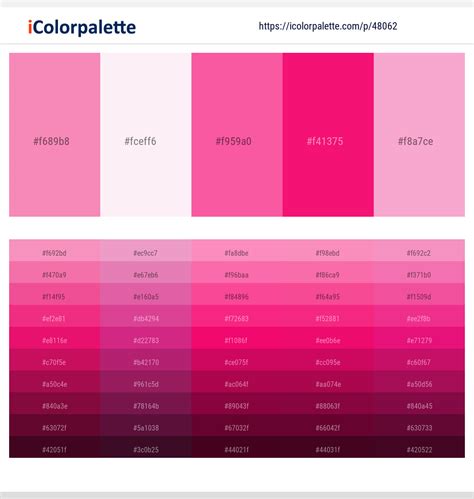 1 Latest Color Schemes with Carousel Pink And Brilliant Rose Color tone ...