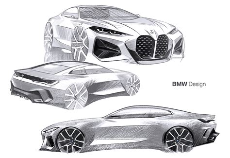 BMW Concept 4 (09/19) _ Design Sketches :: Behance