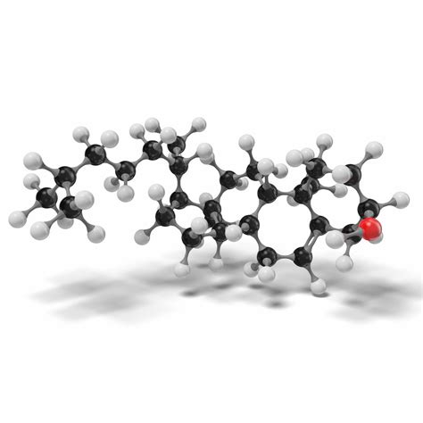 Cholesterol Molecule Structure 3d Model Render Cholesterol Molecule ...