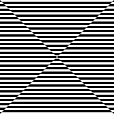 Abstract black horizontal line pattern mirage on white background ...