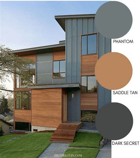 Gray House Color Schemes