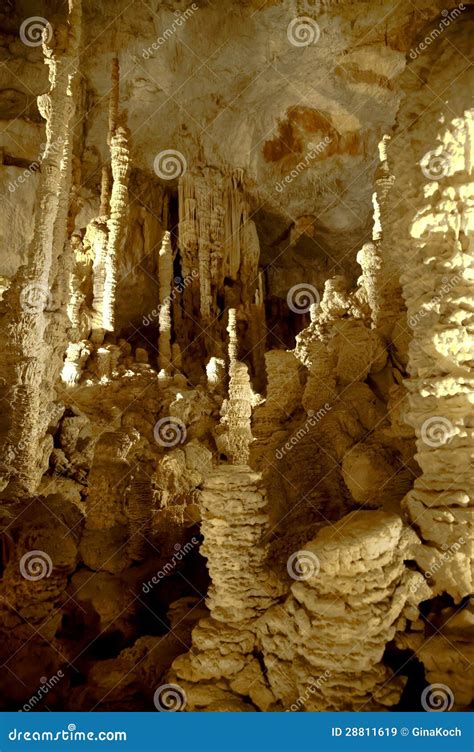 A Mighty Misterious Dripstone Cave Stock Image | CartoonDealer.com ...