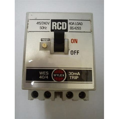 Wylex WES 40/4 40a 30ma RCD