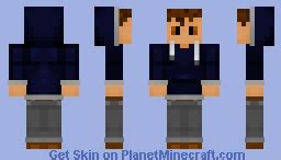 hoodie boy Minecraft Skin