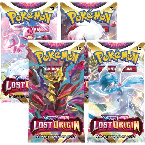 Lost Origin Booster Pack Art Bundle [Set of 4] - SWSH11: Lost Origin ...