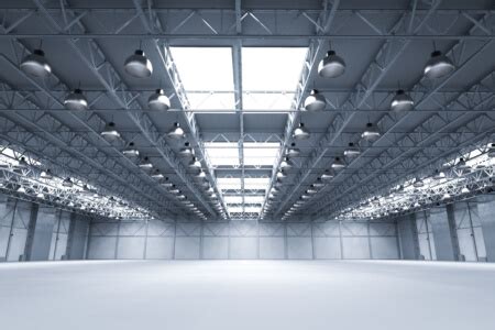 warehouse showing lighting on ceiling - PCS Energy