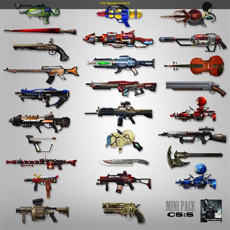 Subscribers : CSO Weapons Pack [Counter-Strike: Source] [Mods]