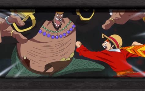 Monkey D. Luffy vs Marshall D. Teach Wallpaper by CatCamellia on DeviantArt