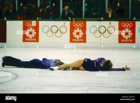 Jayne Torvill and Christopher Dean (GBR) Olympic Champions in Ice ...