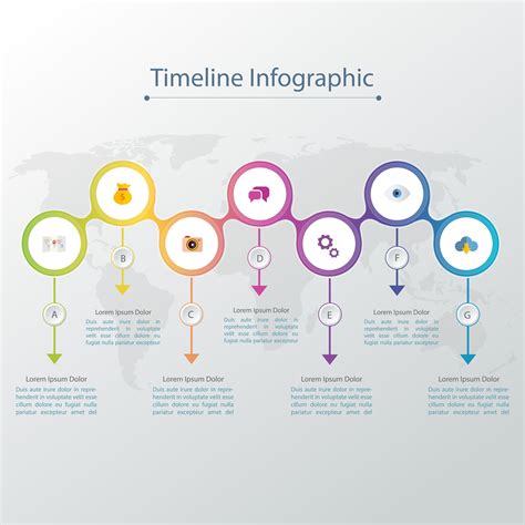 Timeline Chart Infographic