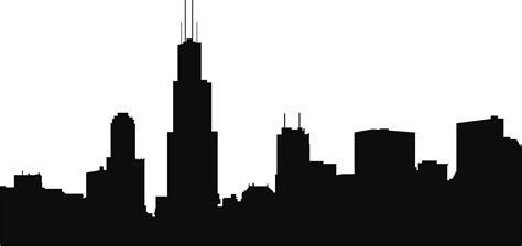 new york skyline black and white clip art - Google Search | Chicago ...