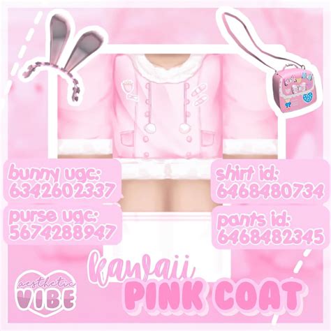 Four Pink Kawaii Roblox outfits with matching accessories in 2021 ...