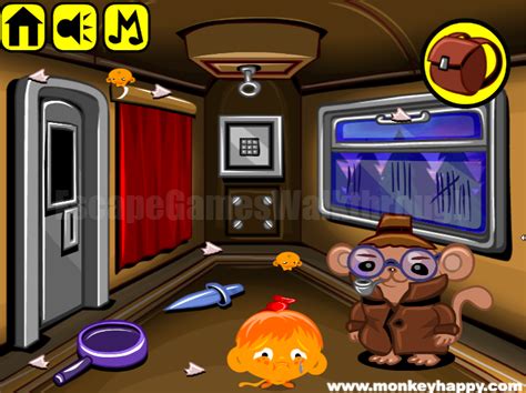 Play PencilKids - Monkey GO Happy Stage 507 - Monkey detective, clue ...