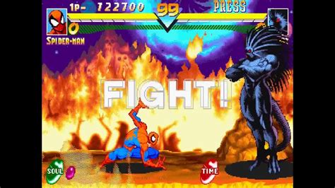 Marvel Super Heroes ... (PS1) Gameplay - YouTube