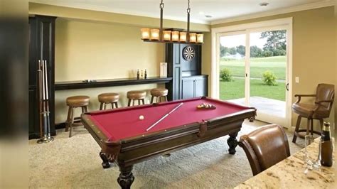 Home billiard room decorating ideas interior design Nice - YouTube