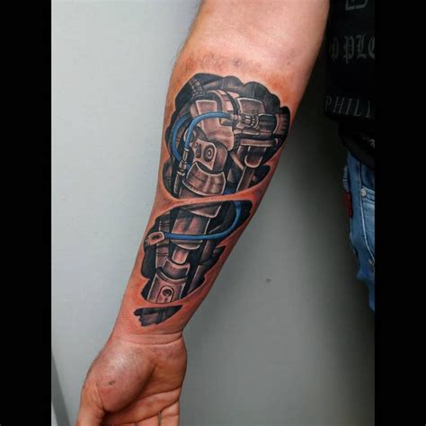 Bionic Forearm Tattoo