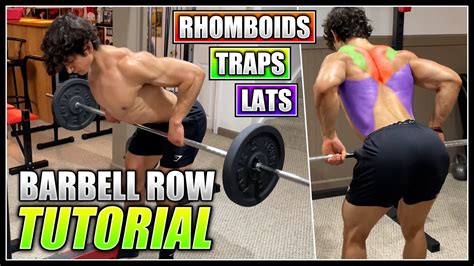 How to do the BENT-OVER BARBELL ROW! | 2 Minute Tutorial - YouTube