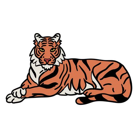 Korean Tiger Element PNG & SVG Design For T-Shirts