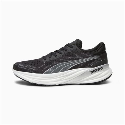 Magnify NITRO 2 Men's Running Shoes | PUMA Black-PUMA White-PUMA Silver ...