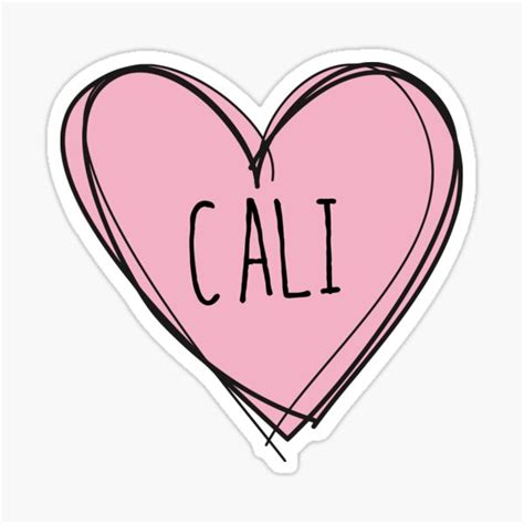 "Cali" Sticker for Sale by behindurshades | Redbubble