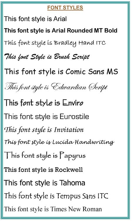 9 Latin Font Styles Images - Different Font Styles, Latin Style Tattoo ...