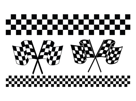 Racing Stripes Svg Checkered Stripes Cut File Race Flag Svg By Ld | The ...