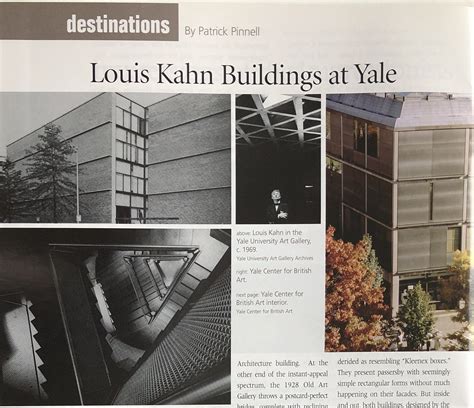 Destinations: Louis Kahn Buildings at Yale - Connecticut Explored