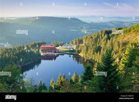 Mummelsee Lake, Black Forest, Baden Wurttemberg, Germany, Europe Stock ...