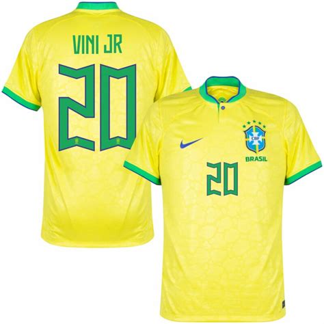 BRAZIL HOME JERSEY WORLD CUP 2022 VINI JR