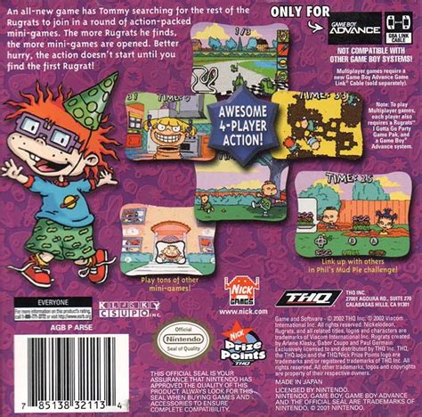 Rugrats: I Gotta Go Party (2002) Game Boy Advance box cover art - MobyGames