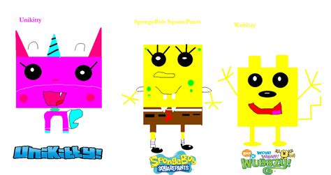 SpongeBob Unikitty and Wubbzy by Owlfan13 on DeviantArt