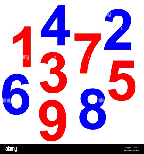 Clipart Numbers 0 9 Random Order